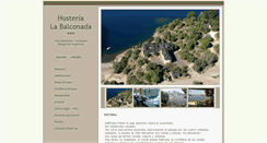 Desktop Screenshot of hosterialabalconada.com.ar