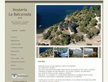 Tablet Screenshot of hosterialabalconada.com.ar